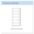 C-Line Expanding Files, 1.63" Expansion, 7 Sections, Cord/Hook Closure, 1/6-Cut Tabs, Letter Size, Smoke