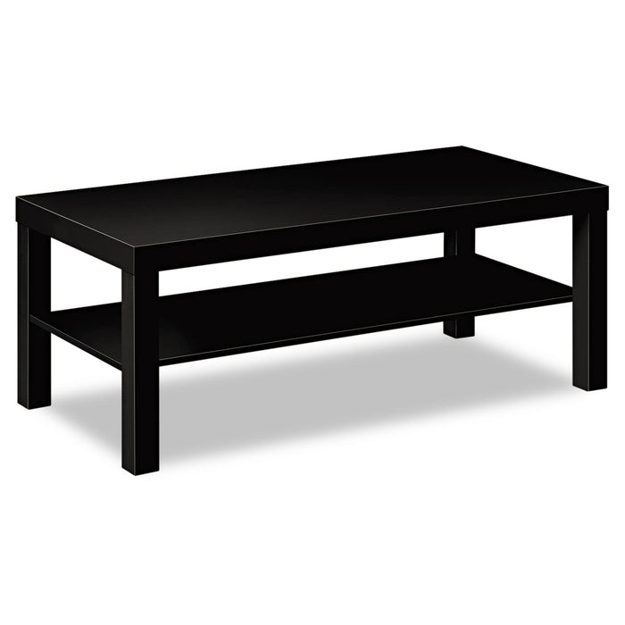 HON Laminate Occasional Table, Rectangular, 42w x 20d x 16h, Black