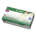 Curad Latex Exam Gloves, Powder-Free, Medium, 100/Box