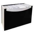 C-Line 21-Pocket Stand-Up Design Expanding File, 12" Expansion, 21 Sections, 1/5-Cut Tabs, Legal Size, Black