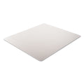 Alera Moderate Use Studded Chair Mat for Low Pile Carpet, 46 x 60, Rectangular, Clear
