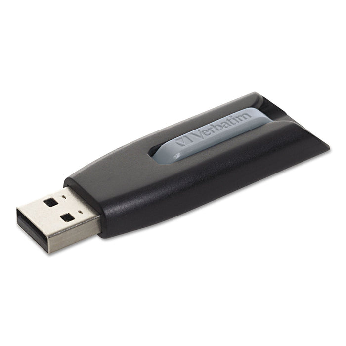 Verbatim Store 'n' Go V3 USB 3.0 Drive, 64 GB, Black/Gray