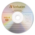 Verbatim DVD+R Recordable Disc, 4.7 GB, 16x, Spindle, Matte Silver, 50/Pack