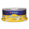 Verbatim DVD+RW Rewritable Disc, 4.7 GB, 4x, Spindle, Silver, 30/Pack