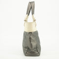 Chanel Bicolor Paris-Biarritz PM Quilted Grey Tote Bag #2334 by Bolt Boutique
