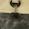 Chanel Bicolor Paris-Biarritz PM Quilted Grey Tote Bag #2334 by Bolt Boutique
