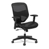 HON VL534 Mesh High-Back Task Chair, Supports Up to 250 lb, 18" to 22" Seat Height, Black