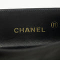 Chanel Lambskin Quilted CC Flat Tote Bag Chain Black Coco Mark #2335 by Bolt Boutique