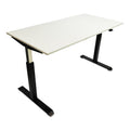 Alera AdaptivErgo Pneumatic Height-Adjustable Table Base, 59.06w x 28.35d x 26.18 to 39.57h, Black
