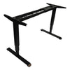 Alera AdaptivErgo 3-Stage Electric Height-Adjustable Table Base with Memory Controls, 48 to 72 w x 24 to 36d x 25 to 50.7h, Black