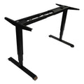 Alera AdaptivErgo 3-Stage Electric Height-Adjustable Table Base with Memory Controls, 48 to 72 w x 24 to 36d x 25 to 50.7h, Black