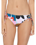 Raisins Juniors Golden Hour Printed Side-Tie Bikini Bottoms by Vanessa Jane