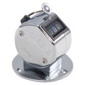 Bates Tally II Desk Model Tally Counter, Registers 0-9999, Chrome