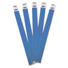 Advantus Crowd Management Wristbands, Sequentially Numbered, 10" x 0.75", Blue, 100/Pack