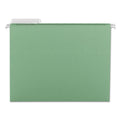 Smead Color Hanging Folders with 1/3 Cut Tabs, Letter Size, 1/3-Cut Tabs, Green, 25/Box