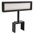 People Pointer Cubicle Sign, Plastic, 8.5 x 2, Black
