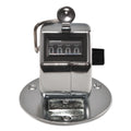 Bates Tally II Desk Model Tally Counter, Registers 0-9999, Chrome