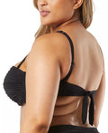 Coco Reef Womens Charisma Bra-Sized Pleated Bikini Top, Size 32/34C by Vanessa Jane