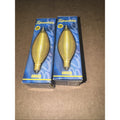 Bulbrite Spunlite 25W 130V Amber Candelabra Light Bulb (2-Pack) by Price Is Right Miami