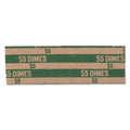 Pap-R Products Flat Coin Wrappers, Dimes, $5, 1000 Wrappers/Box