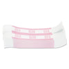Pap-R Products Currency Straps, Pink, $250 in Dollar Bills, 1000 Bands/Pack