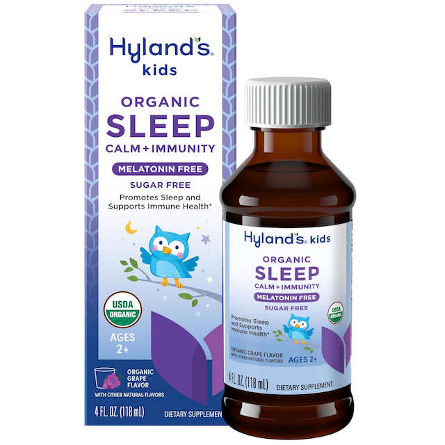 Hyland's Kids Organic Sleep Clam + Immunity Melatonin Free Liquid by Pasteur Pharmacy