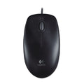 Logitech B100 Optical USB Mouse, USB 2.0, Left/Right Hand Use, Black