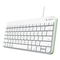 Logitech Wired Keyboard for iPad, Apple Lightning, White