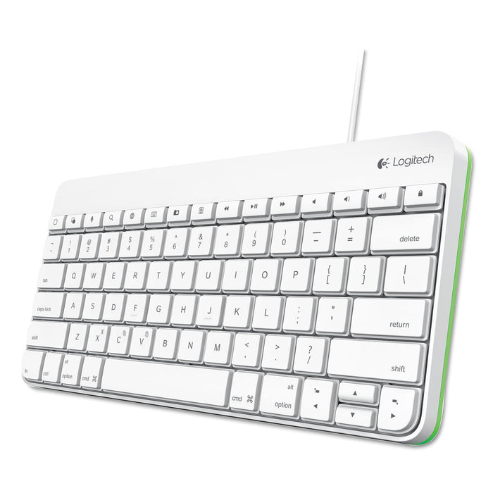 Logitech Wired Keyboard for iPad, Apple Lightning, White