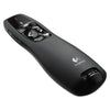 Logitech R400 Wireless Presentation Remote with Laser Pointer, Class 2, 50 ft Range, Matte Black
