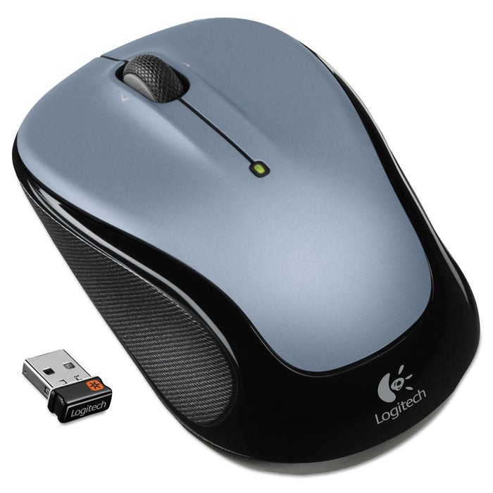 Logitech M325 Wireless Mouse, 2.4 GHz Frequency/30 ft Wireless Range, Left/Right Hand Use, Silver
