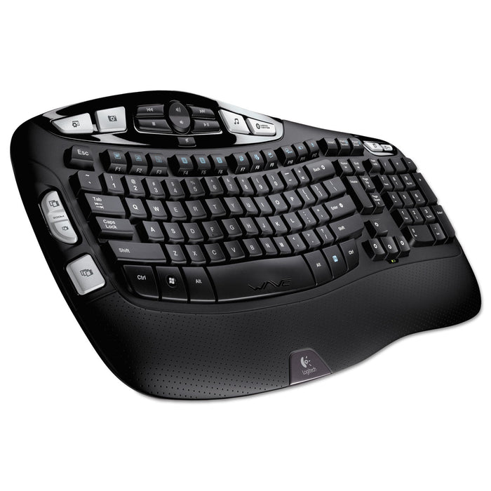 Logitech K350 Wireless Keyboard, Black