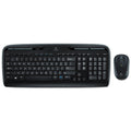 Logitech MK320 Wireless Keyboard + Mouse Combo, 2.4 GHz Frequency/30 ft Wireless Range, Black