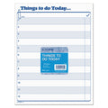 TOPS "Things To Do Today" Daily Agenda Pad, 8.5 x 11, 1/Page, 100 Forms