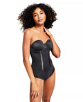 Maidenform Ultra-Firm Convertible Body Shaper with Built-in Underwire Bra Black by Vanessa Jane