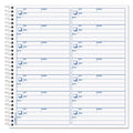 TOPS Voice Mail Log Book, 8.5 x 8.25, 1/Page, 1,400 Forms
