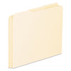 Pendaflex Blank Top Tab File Guides, 1/3-Cut Top Tab, Blank, 8.5 x 11, Manila, 100/Box