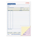 TOPS Receiving Record Book, Three-Part Carbonless, 5.56 x 7.94, 50 Forms