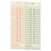TOPS Time Clock Cards, Replacement for 10-100382/1950-9631, Two Sides, 3.5 x 10.5, 500/Box