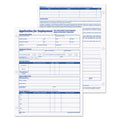 TOPS Employee Application Form, 8.38 x 11, 1/Page, 50 Forms/Pad, 2 Pads/Pack