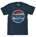 Pepsi Classic Logo T-Shirt - Navy by Tee Luv