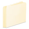 Pendaflex Blank Top Tab File Guides, 1/5-Cut Top Tab, Blank, 8.5 x 11, Manila, 100/Box