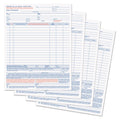 TOPS Bill of Lading,16-Line, Four-Part Carbonless, 8.5 x 11, 1/Page, 50 Forms