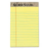 TOPS Second Nature Recycled Ruled Pads, Narrow Rule, 50 Canary-Yellow 5 x 8 Sheets, Dozen