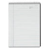 TOPS Docket Diamond Top-Wire Ruled Planning Pad, Wide/Legal Rule, Black Cover, 60 White 8.5 x 11.75 Sheets