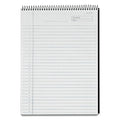 TOPS Docket Diamond Top-Wire Ruled Planning Pad, Wide/Legal Rule, Black Cover, 60 White 8.5 x 11.75 Sheets