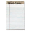 TOPS Second Nature Recycled Ruled Pads, Narrow Rule, 50 White 5 x 8 Sheets, Dozen