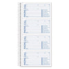 TOPS Second Nature Phone Call Book, Two-Part Carbonless, 2.75 x 5, 4/Page, 400 Forms