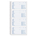 TOPS Second Nature Phone Call Book, Two-Part Carbonless, 2.75 x 5, 4/Page, 400 Forms