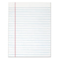 TOPS "The Legal Pad" Glue Top Pads, Wide/Legal Rule, 50 White 8.5 x 11 Sheets, 12/Pack